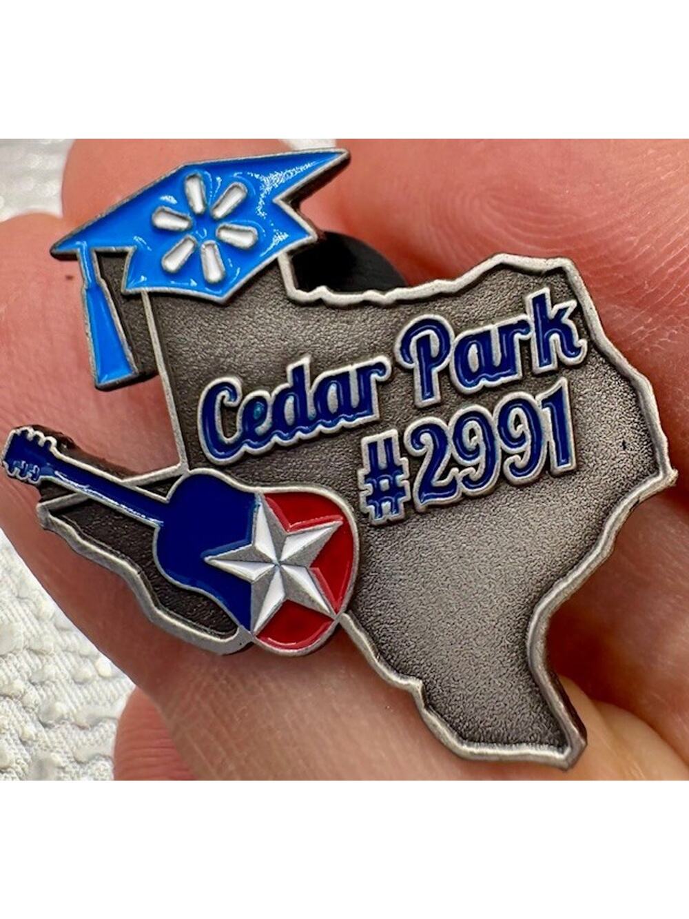 Walmart Pin - Cedar Park Texas #2991 - Hogeye 2019 Backside
